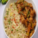 chilli chickenr rice